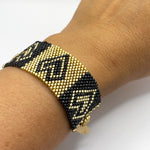 Lade das Bild in den Galerie-Viewer, Herzblitz (Anhänger Gold 18K und Jet-Steinen)
