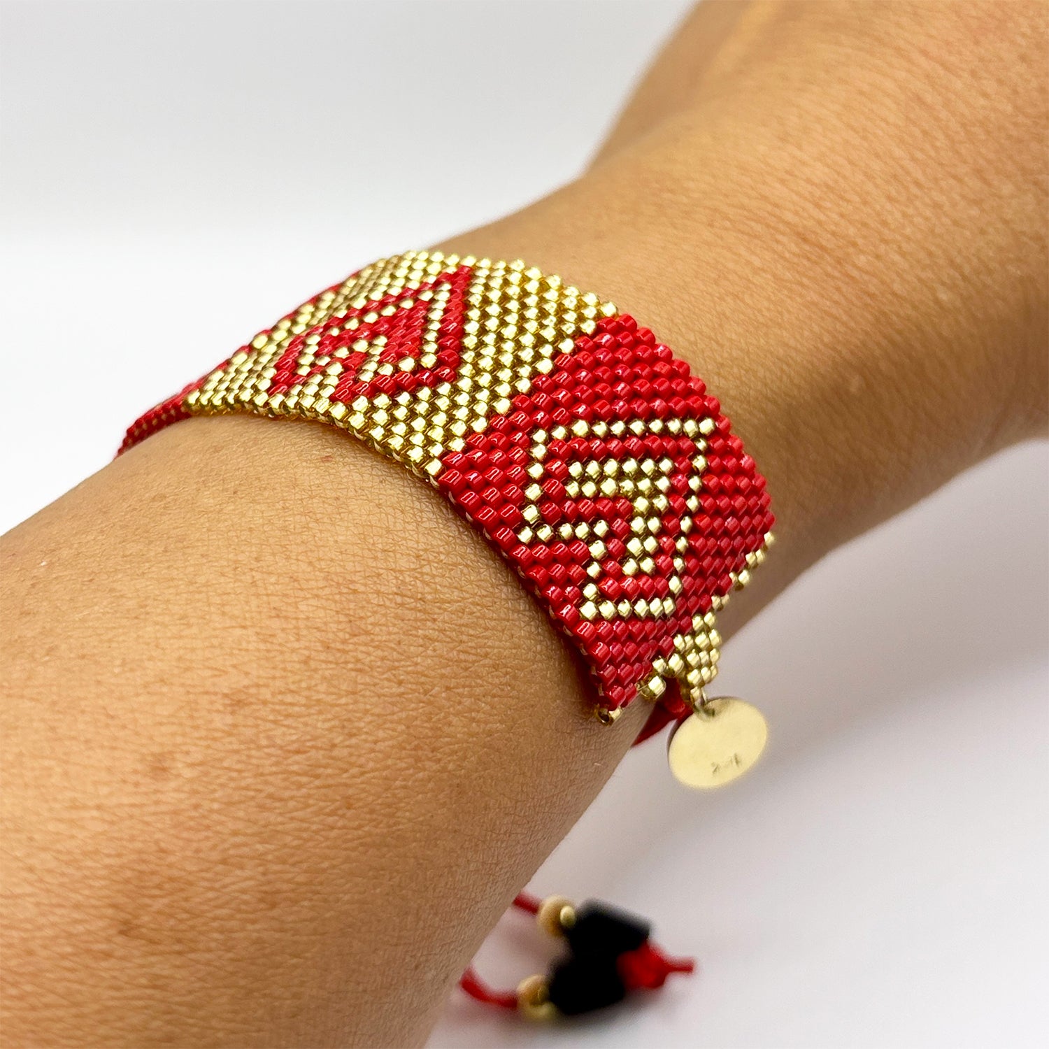 Love Beats (Anhänger Gold 18K und Jet-Steinen)