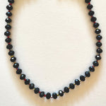 Load image into Gallery viewer, The black crystal necklace

