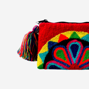 Wayuu clutch small - red