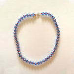 Load image into Gallery viewer, The blue and red crystals necklace
