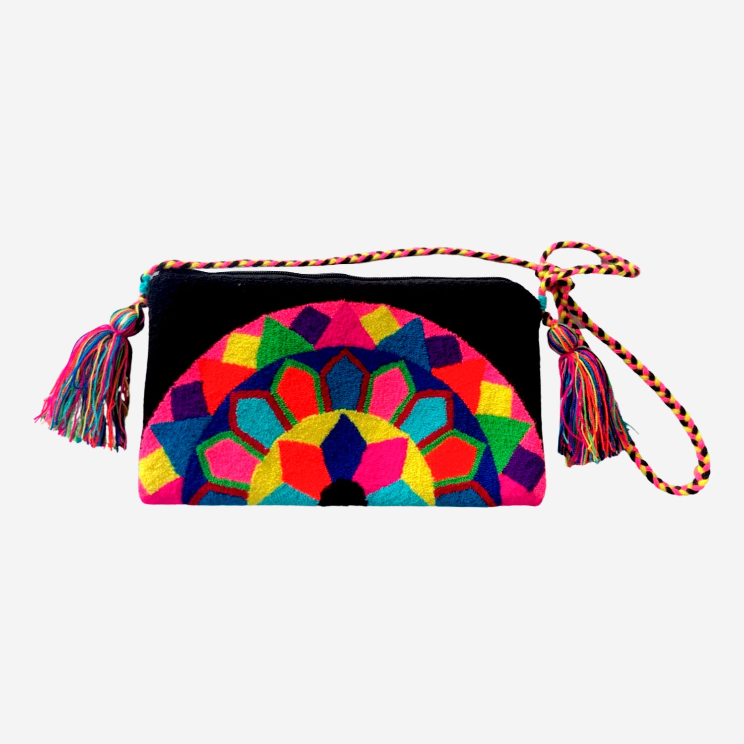 Wayuu clutch big -  black