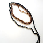 Load image into Gallery viewer, Japamala and brown crystal necklace

