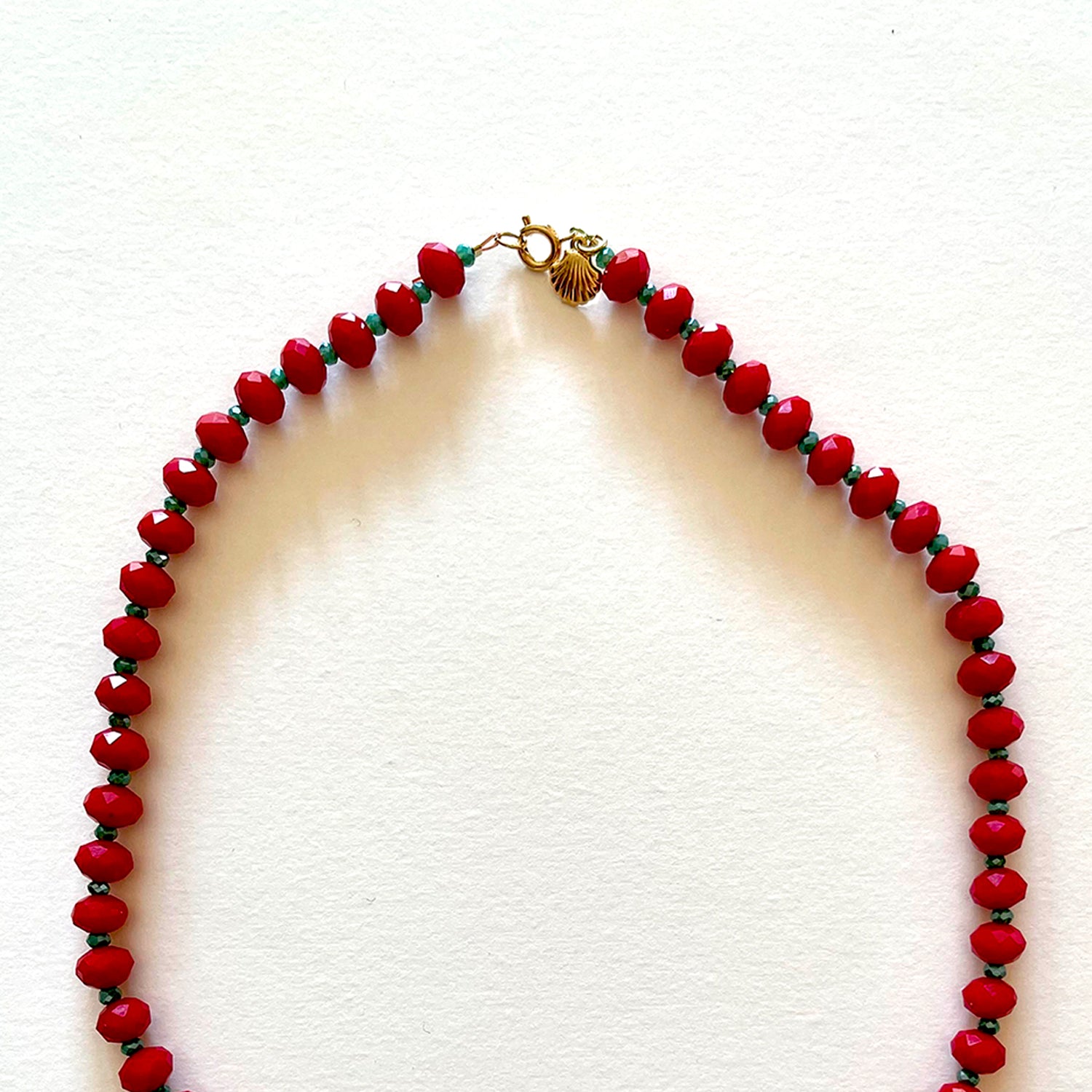 The red crystal necklace