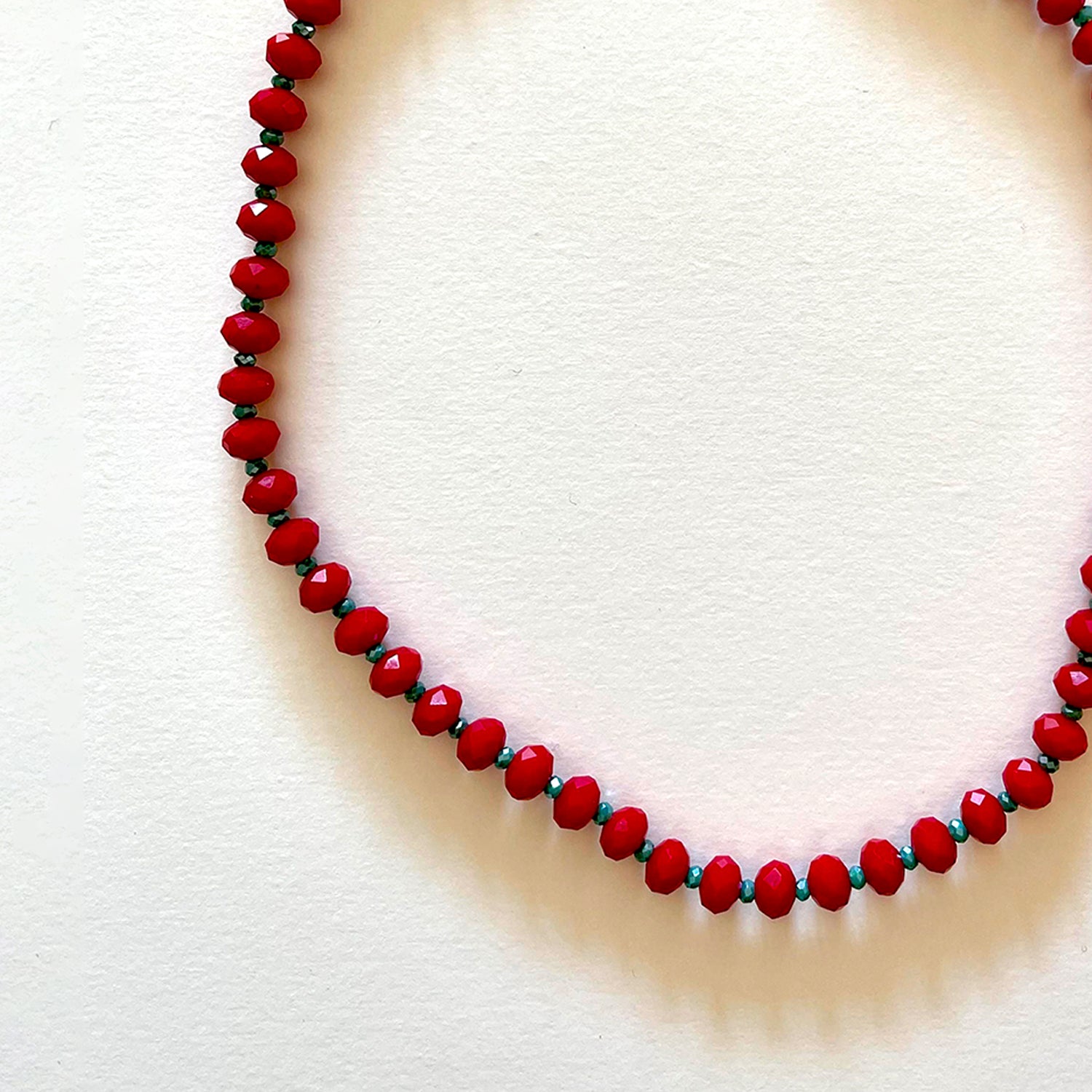 The red crystal necklace