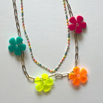 Load image into Gallery viewer, The multicolor flower necklace
