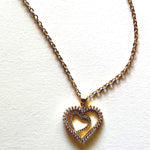 Load image into Gallery viewer, The double heart necklace

