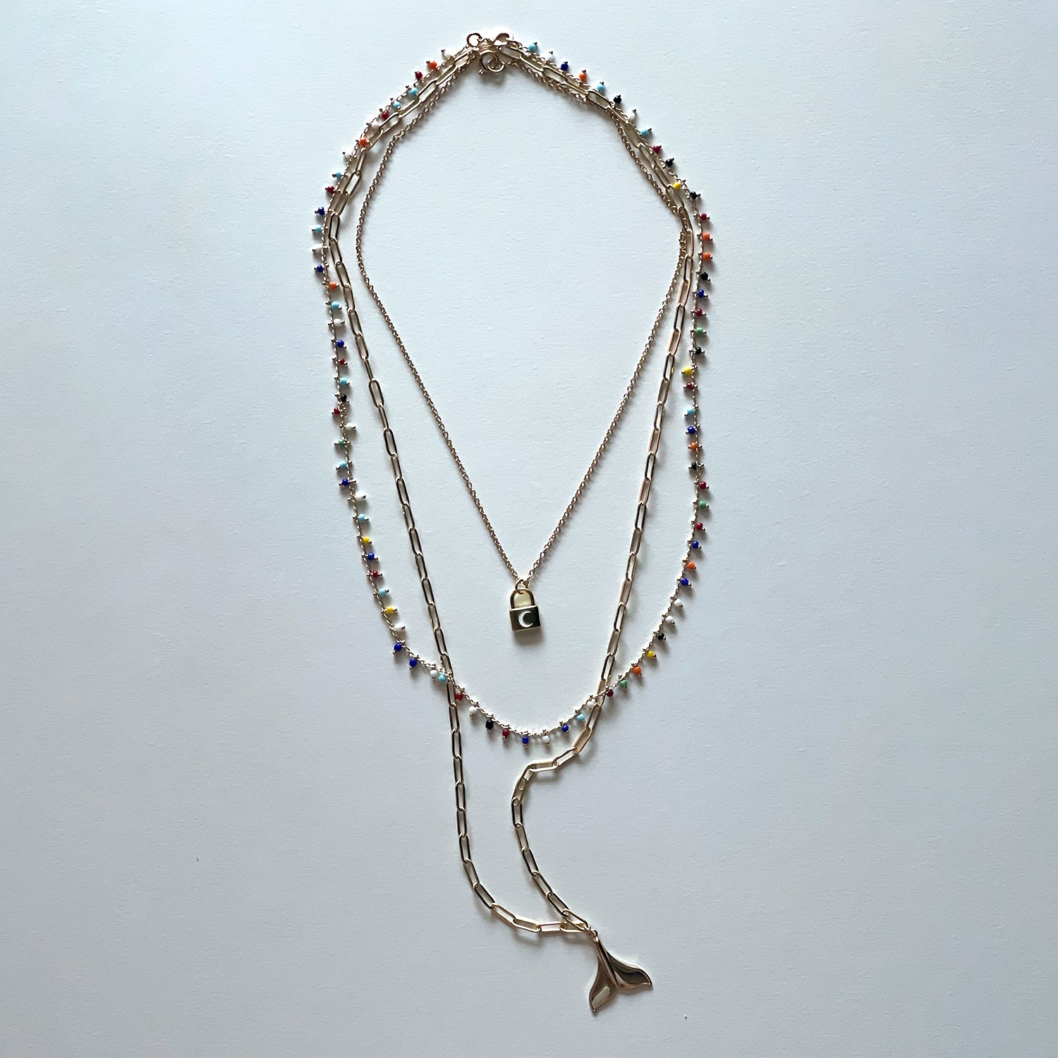 The mermaid tail necklace