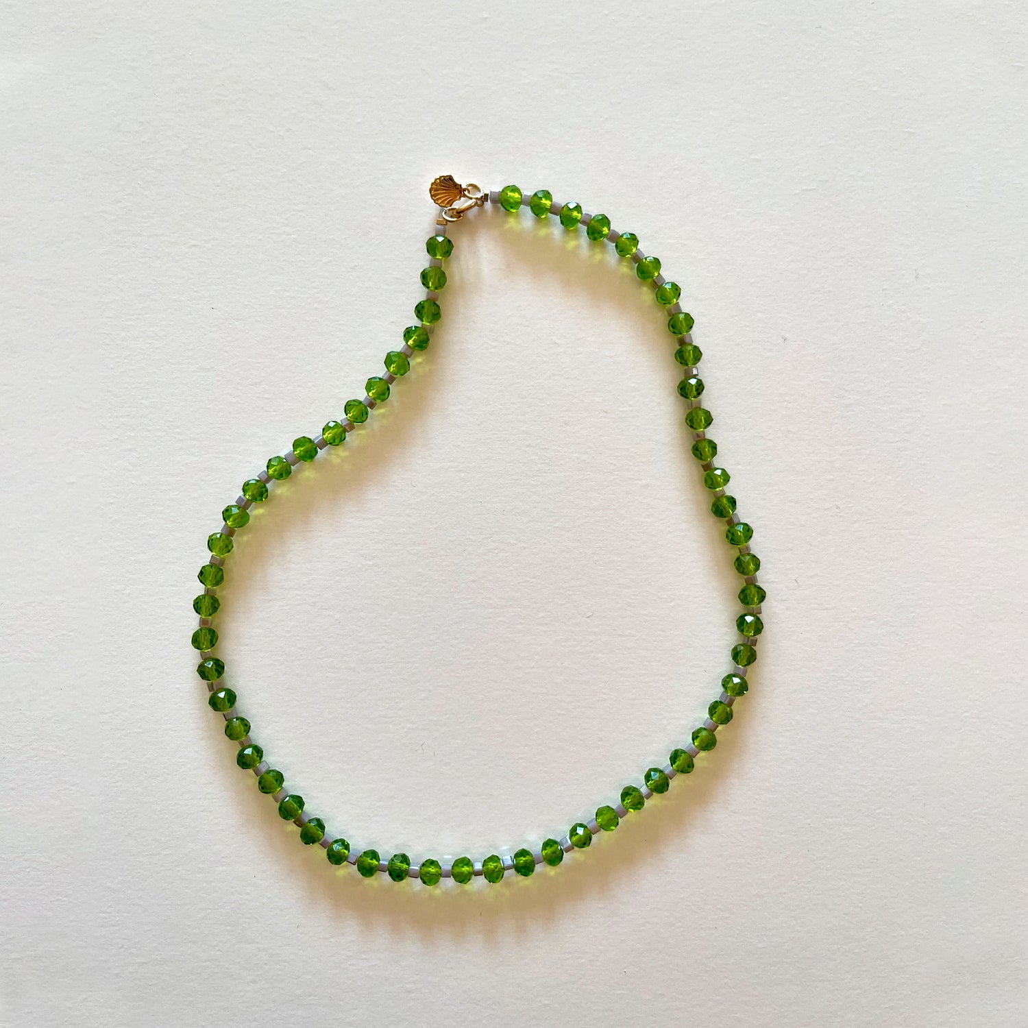 The green crystal necklace