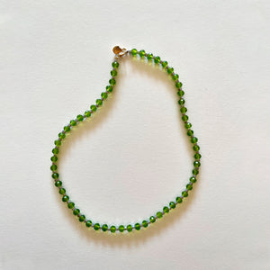 The green crystal necklace