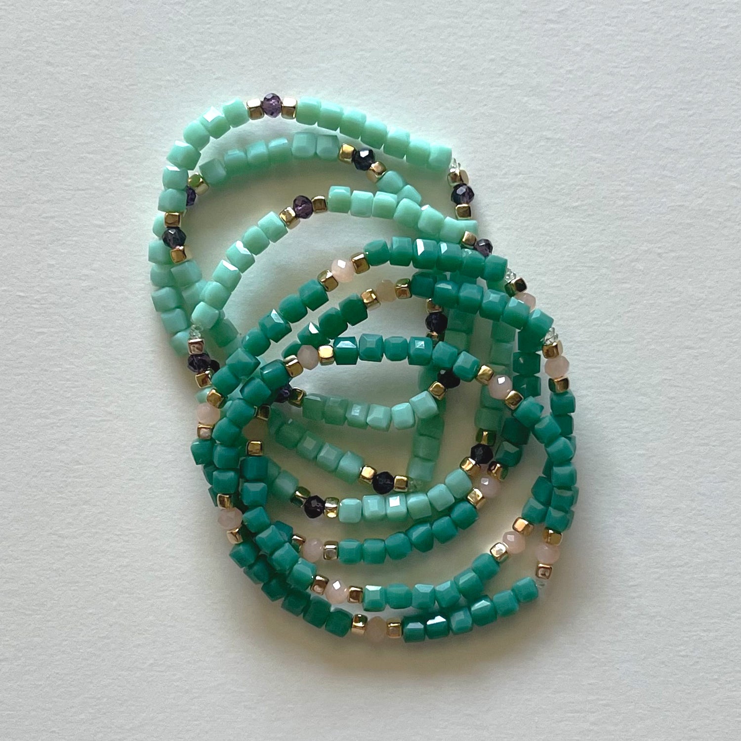 Crystal bracelets turquoise