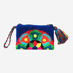 Load image into Gallery viewer, Wayuu clutch small - royal blue
