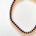 Load image into Gallery viewer, The brown crystal necklace
