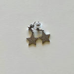 Load image into Gallery viewer, The silver stars earrings
