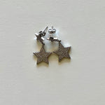 Load image into Gallery viewer, The silver stars earrings
