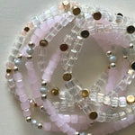 Load image into Gallery viewer, Crystal bracelets white and pink
