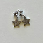 Load image into Gallery viewer, The silver stars earrings
