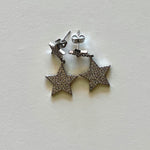 Load image into Gallery viewer, The silver stars earrings
