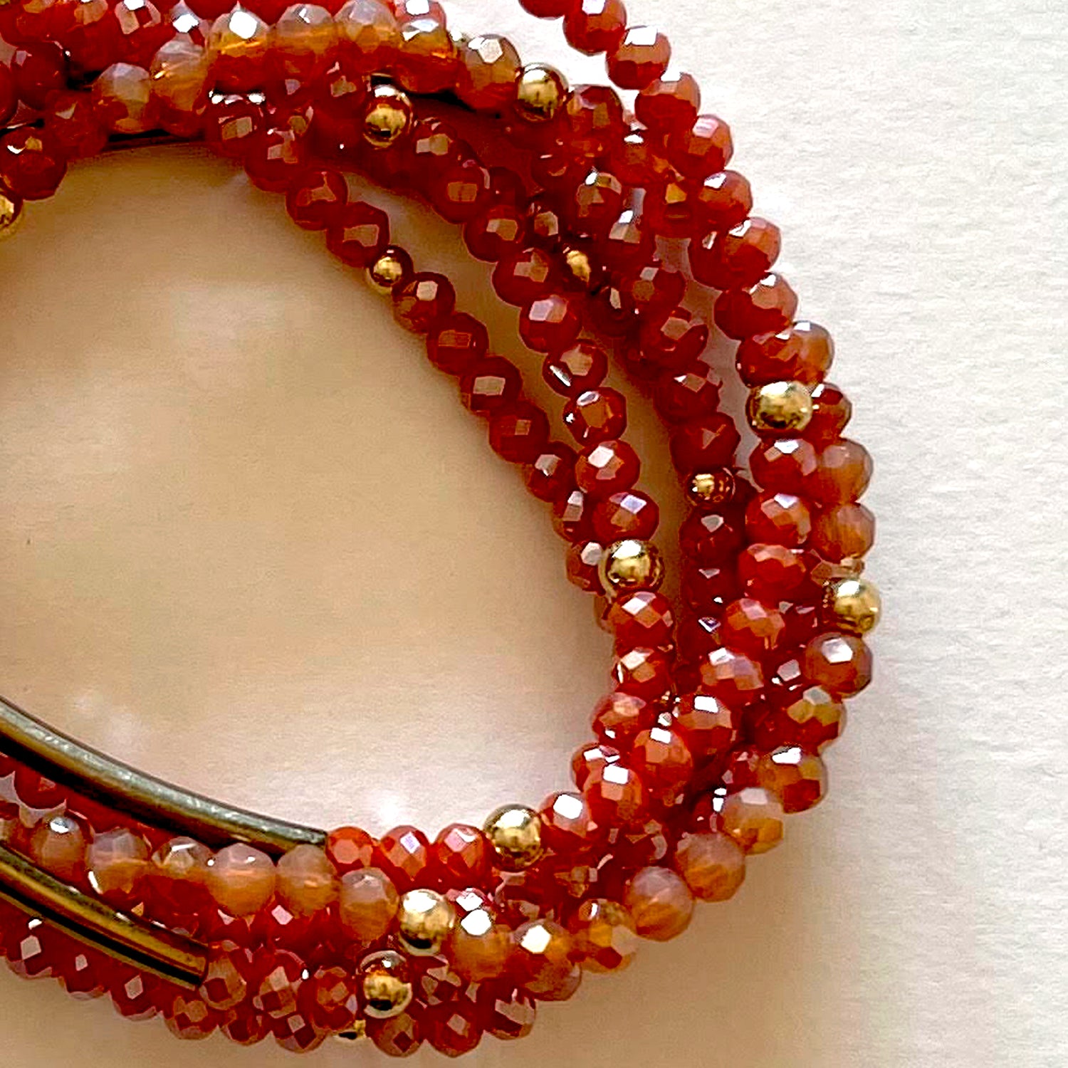 Crystal bracelets pink
