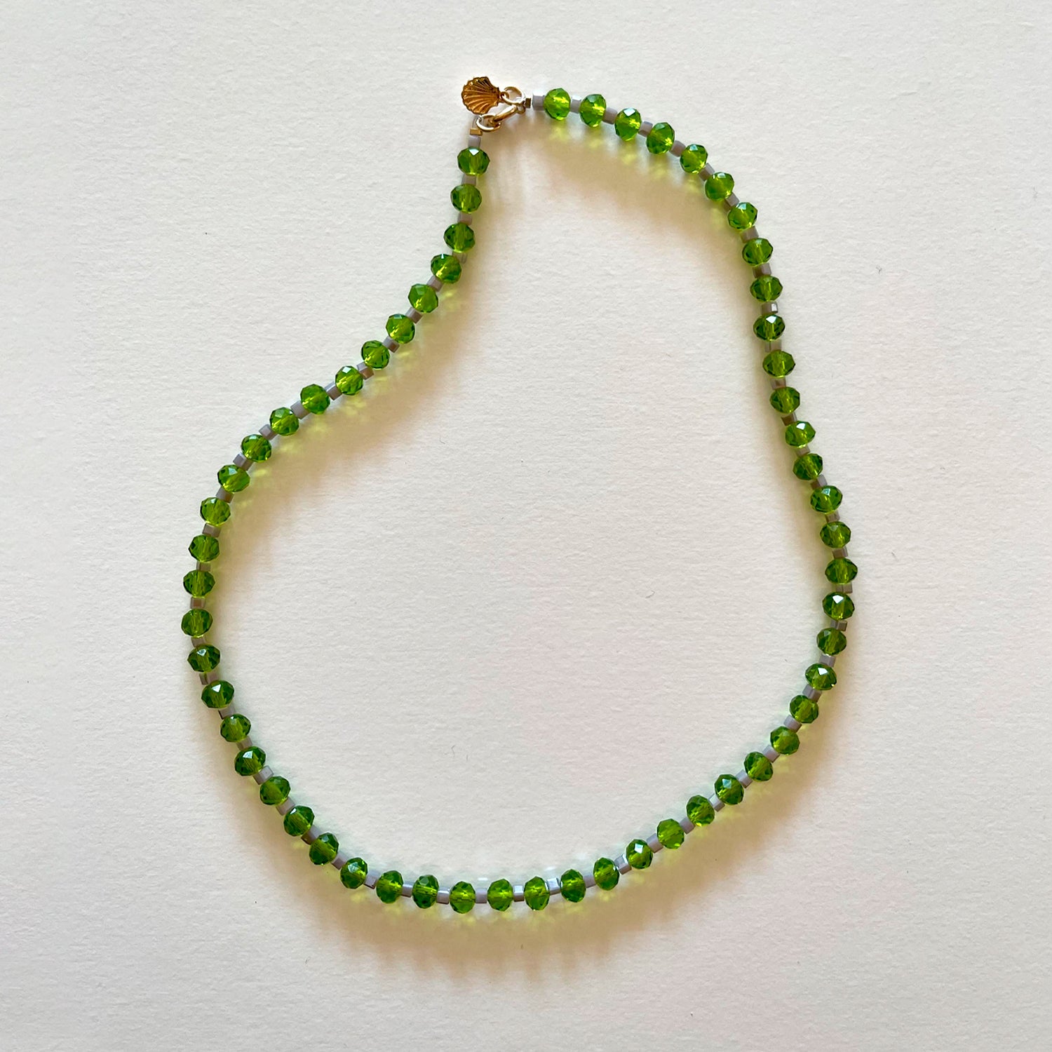 The green crystal necklace