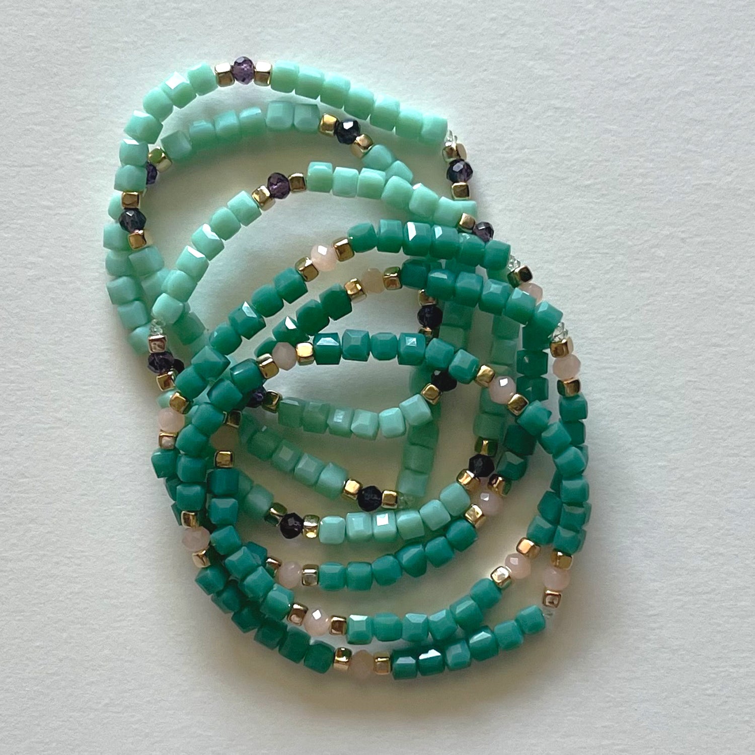 Crystal bracelets turquoise