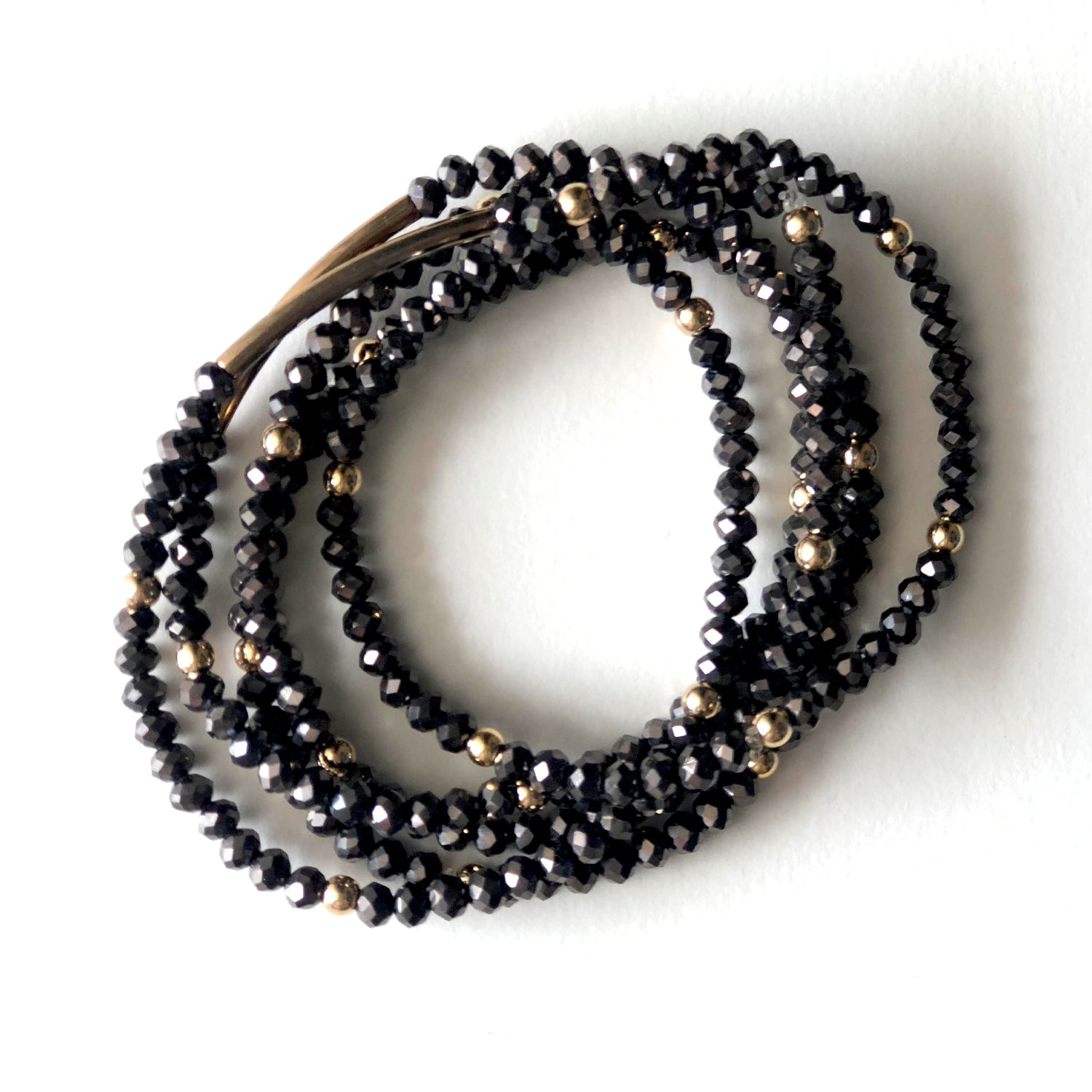 Crystal bracelets black