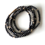 Load image into Gallery viewer, Crystal bracelets black
