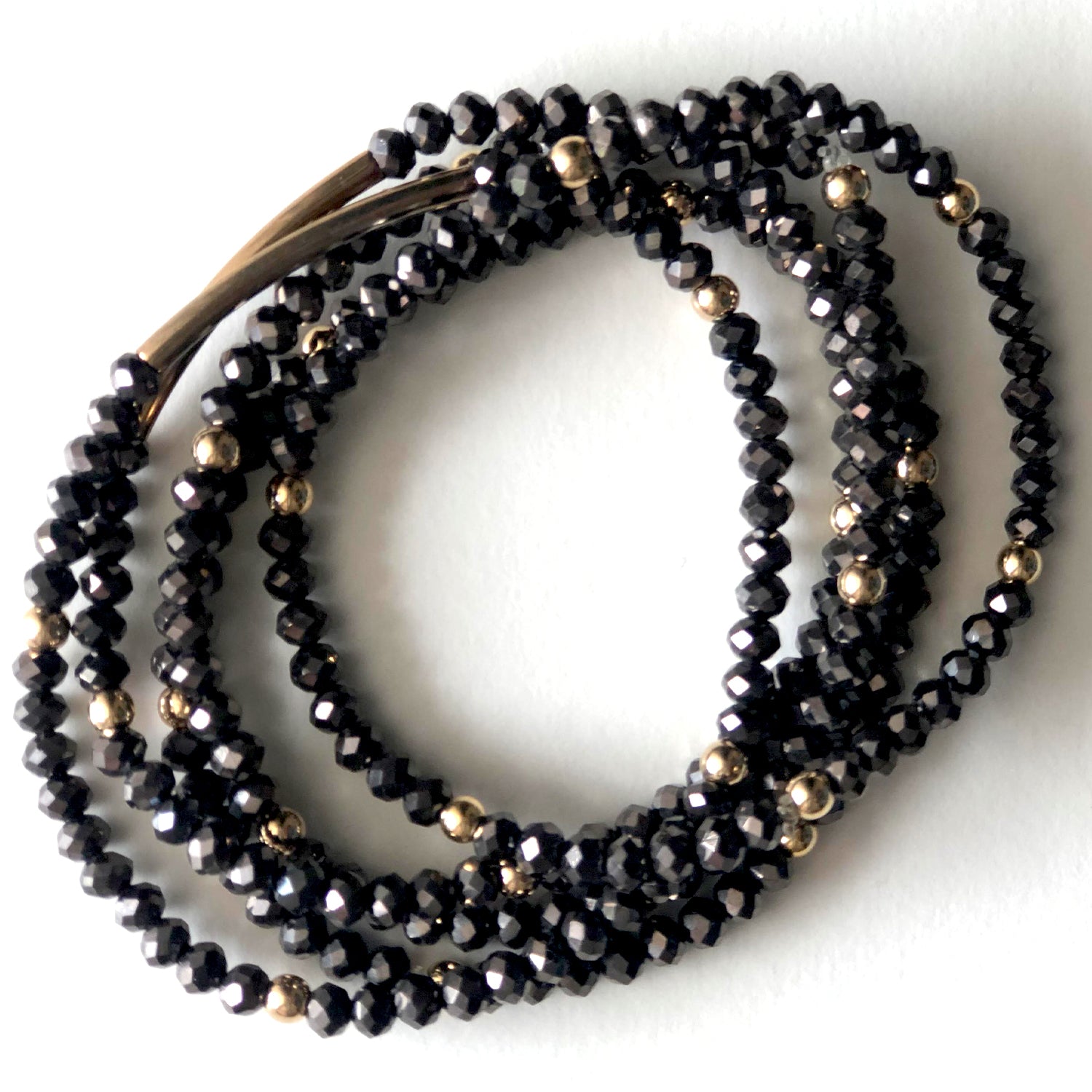 Crystal bracelets black