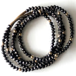 Load image into Gallery viewer, Crystal bracelets black
