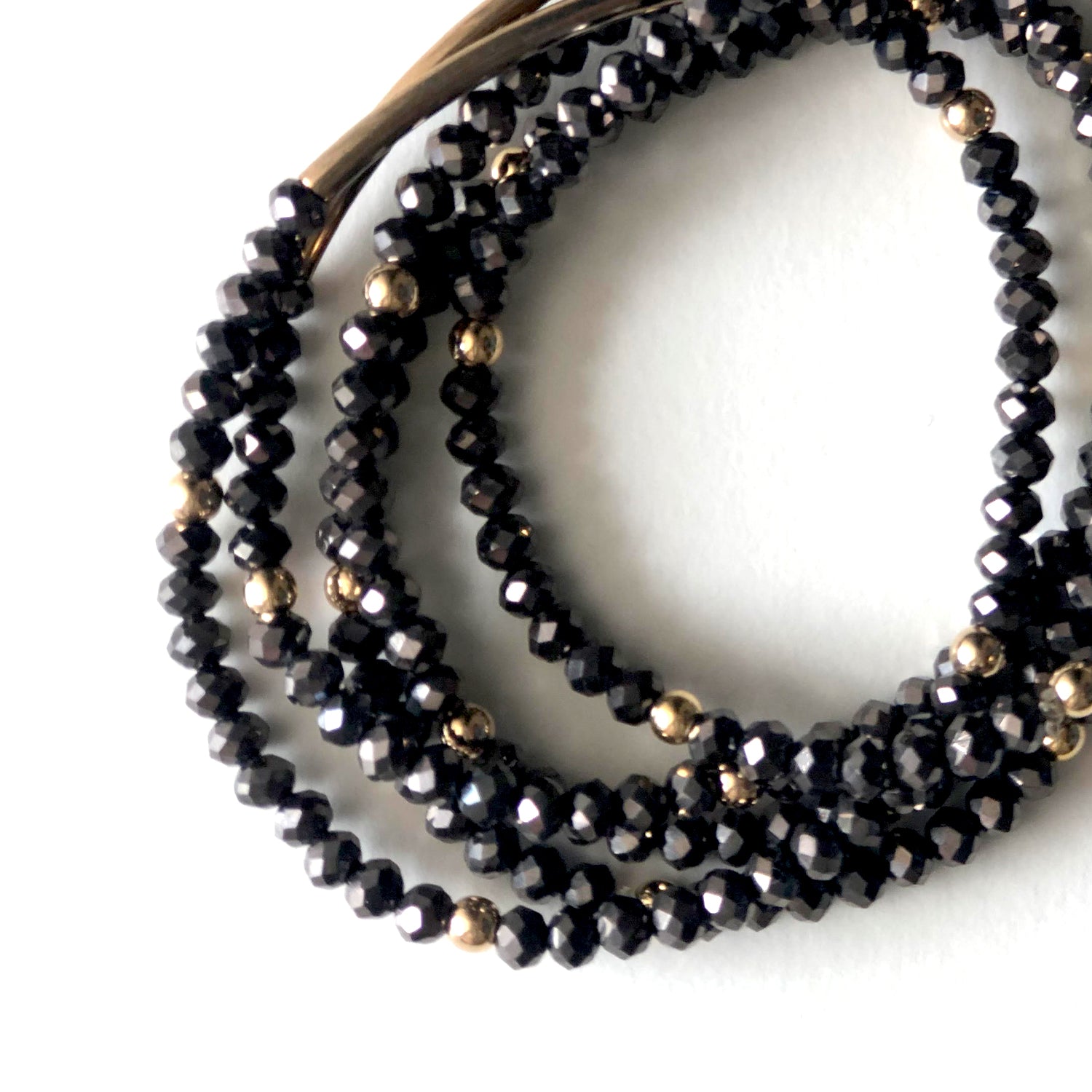 Crystal bracelets black