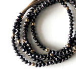 Load image into Gallery viewer, Crystal bracelets black
