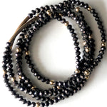 Load image into Gallery viewer, Crystal bracelets black
