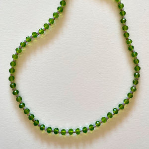 The green crystal necklace
