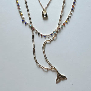 The mermaid tail necklace