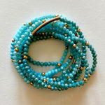 Load image into Gallery viewer, Crystal bracelets blue

