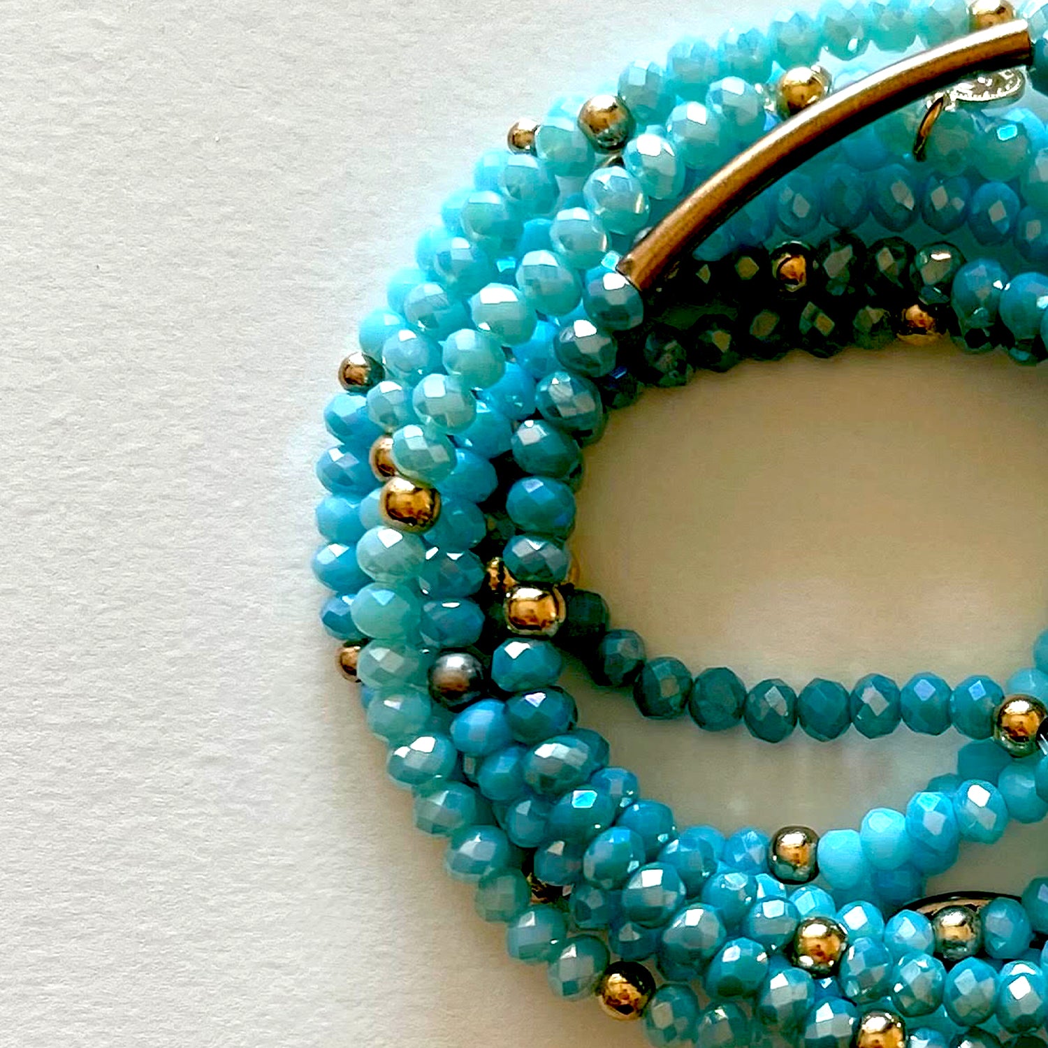 Crystal bracelets blue