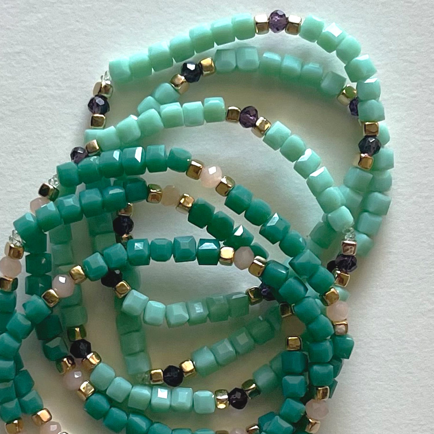Crystal bracelets turquoise
