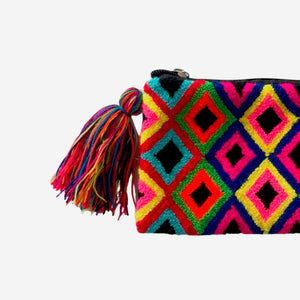 Wayuu clutch small - very geometric