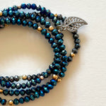 Load image into Gallery viewer, Crystal bracelets dark blue
