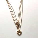 Load image into Gallery viewer, Set of golden necklaces
