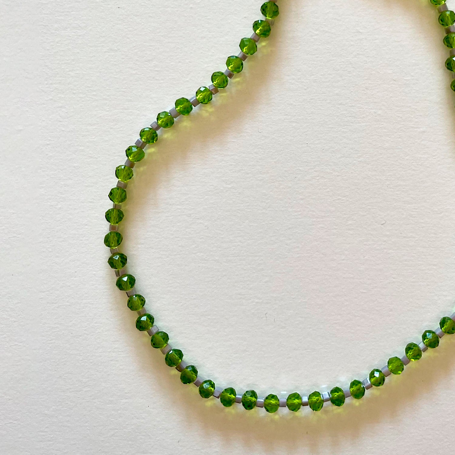 The green crystal necklace