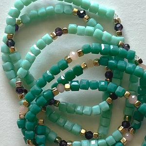 Crystal bracelets turquoise
