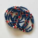 Load image into Gallery viewer, Crystal bracelets blue and red
