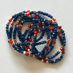 Load image into Gallery viewer, Crystal bracelets blue and red
