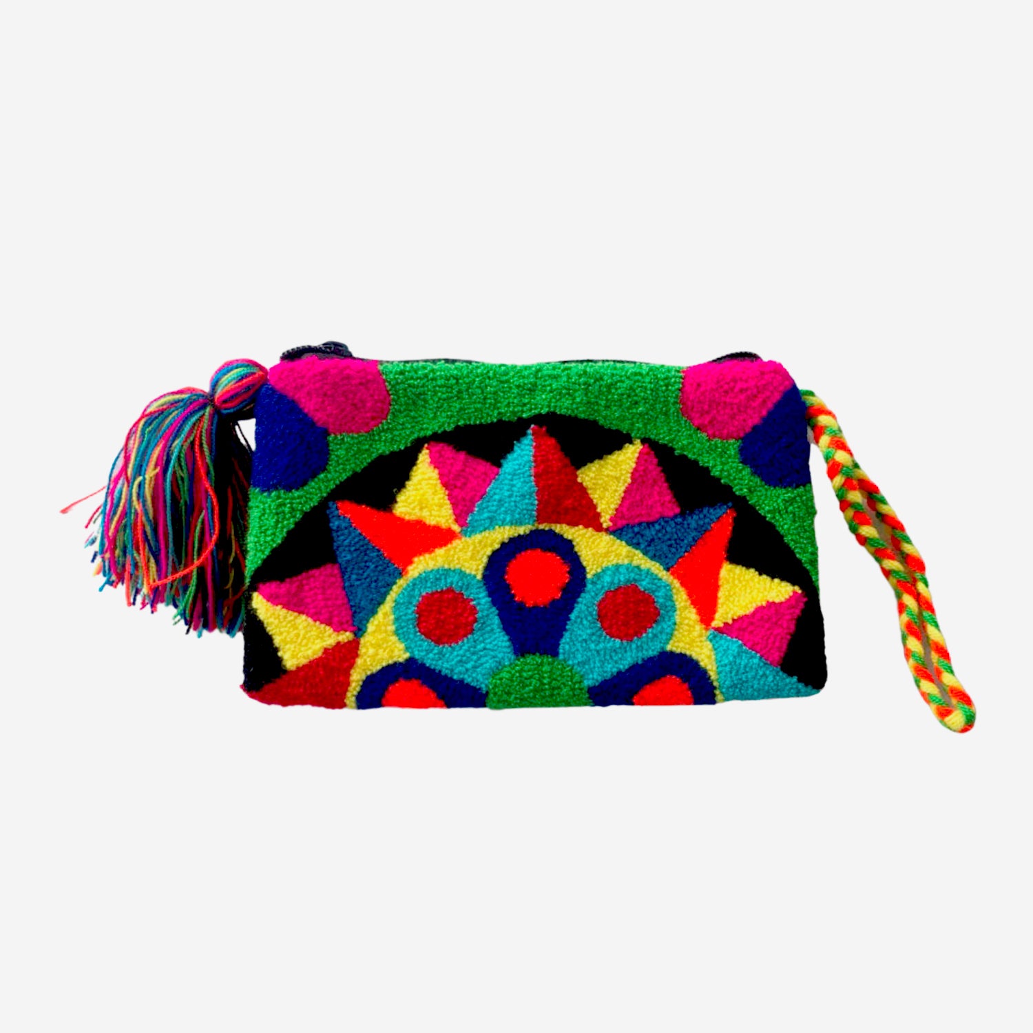 Wayuu clutch small - green