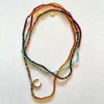 Load image into Gallery viewer, The turquoise and brown necklace
