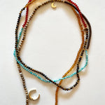 Load image into Gallery viewer, The turquoise and brown necklace
