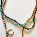 Load image into Gallery viewer, The turquoise and brown necklace

