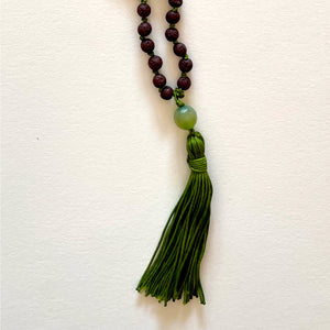 Japamala brown and green