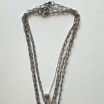 Load image into Gallery viewer, Saint Benedict and silver necklace
